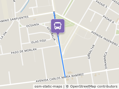 Mapa da parada