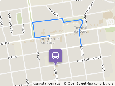 Mapa da parada