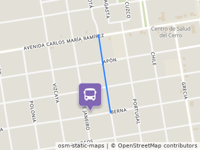 Mapa da parada