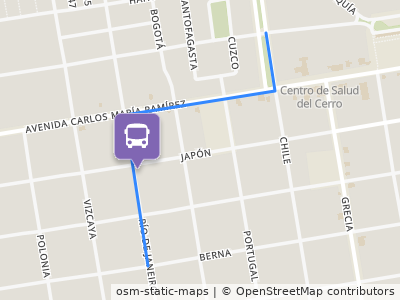 Mapa da parada