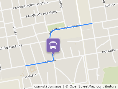 Mapa da parada