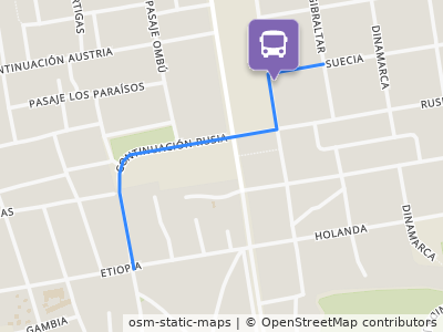Mapa da parada