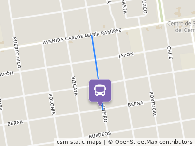 Mapa da parada