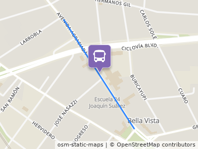 Mapa da parada