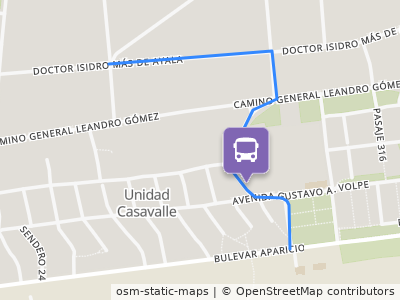 Mapa da parada
