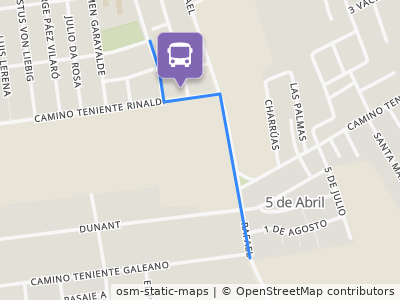 Mapa da parada
