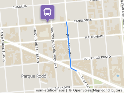 Mapa da parada