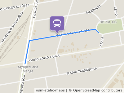Mapa da parada