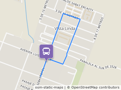 Mapa da parada