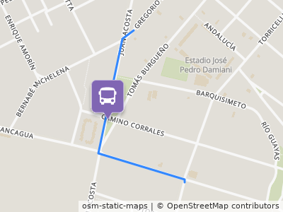 Mapa da parada