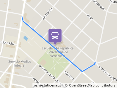Mapa da parada
