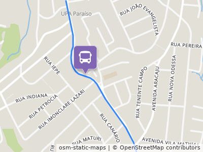 Mapa da parada