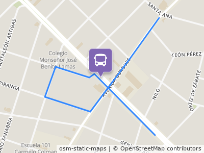 Mapa da parada