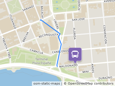Mapa da parada