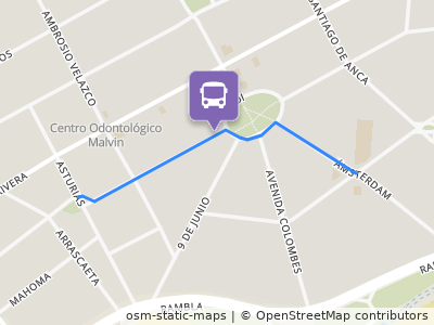 Mapa da parada