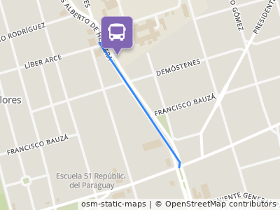 Mapa da parada
