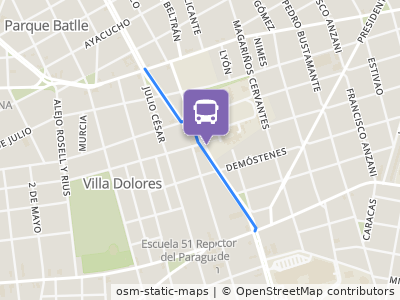 Mapa da parada