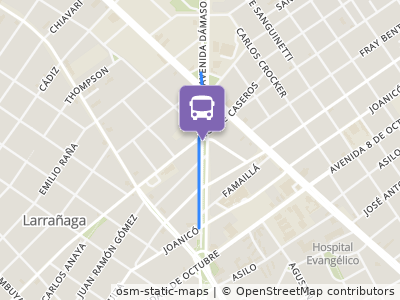 Mapa da parada