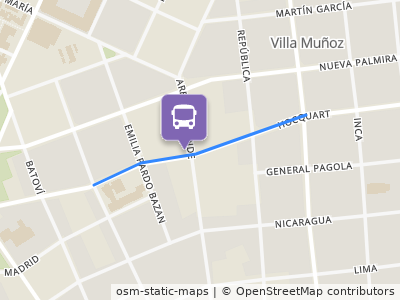 Mapa da parada
