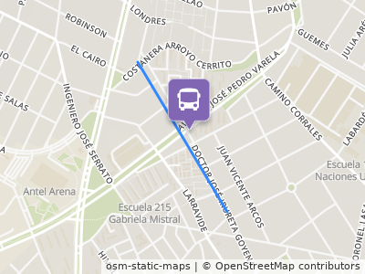 Mapa da parada