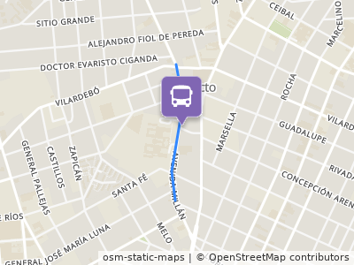 Mapa da parada