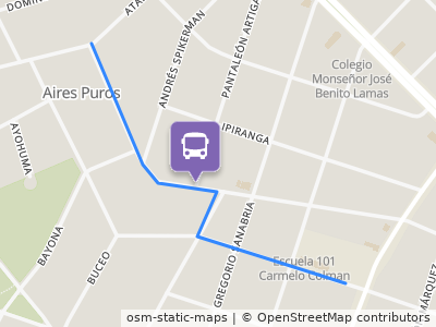 Mapa da parada