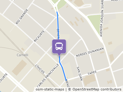 Mapa da parada