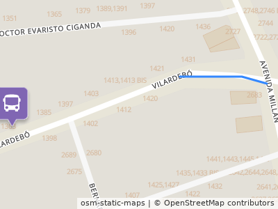 Mapa da parada