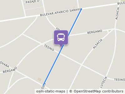Mapa da parada