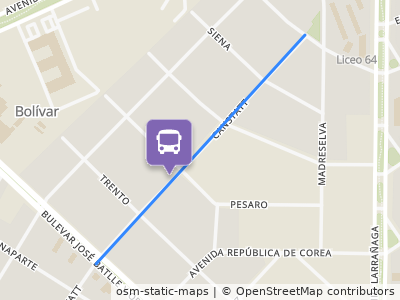Mapa da parada