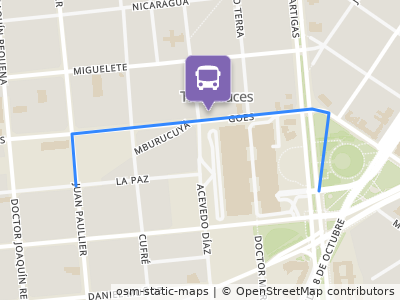 Mapa da parada