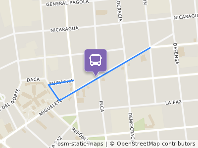 Mapa da parada