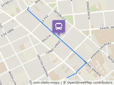 Mapa da parada