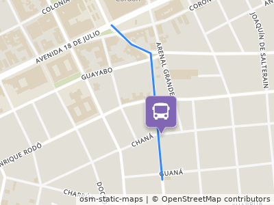 Mapa da parada