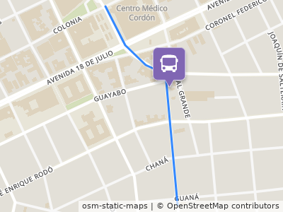 Mapa da parada