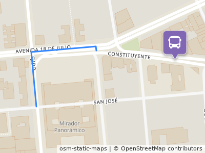 Mapa da parada