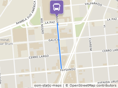 Mapa da parada