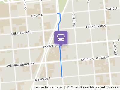 Mapa da parada