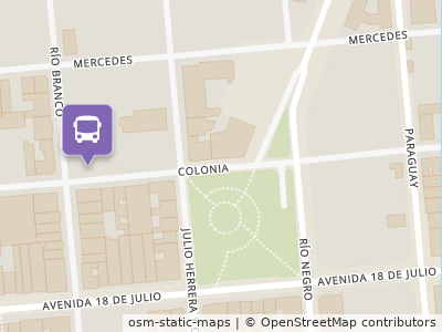 Mapa da parada