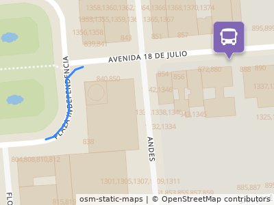 Mapa da parada