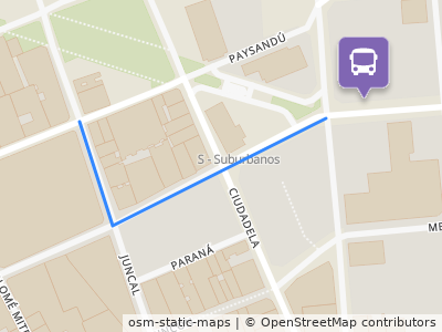 Mapa da parada