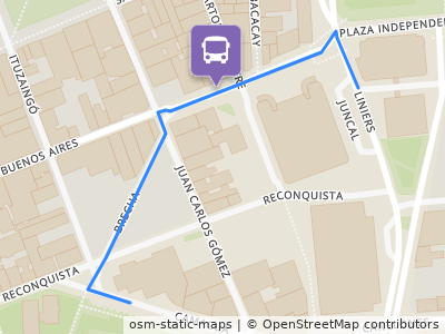 Mapa da parada