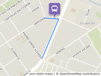 Mapa da parada