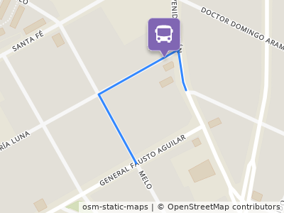 Mapa da parada