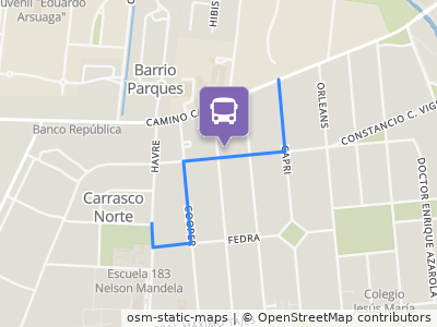 Mapa da parada