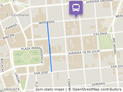 Mapa da parada