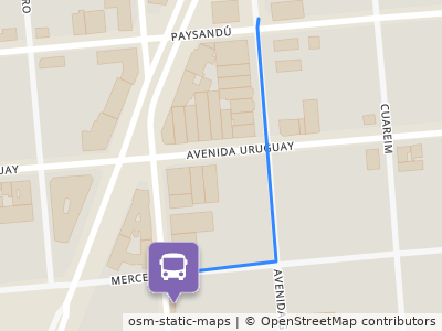 Mapa da parada
