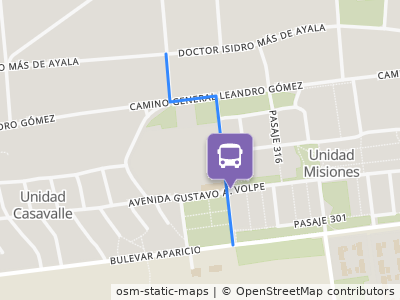 Mapa da parada