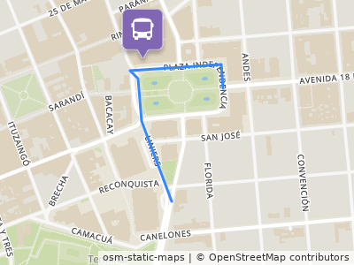 Mapa da parada
