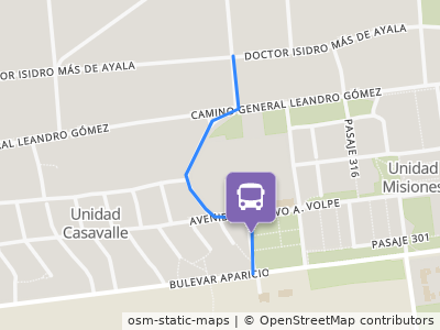 Mapa da parada